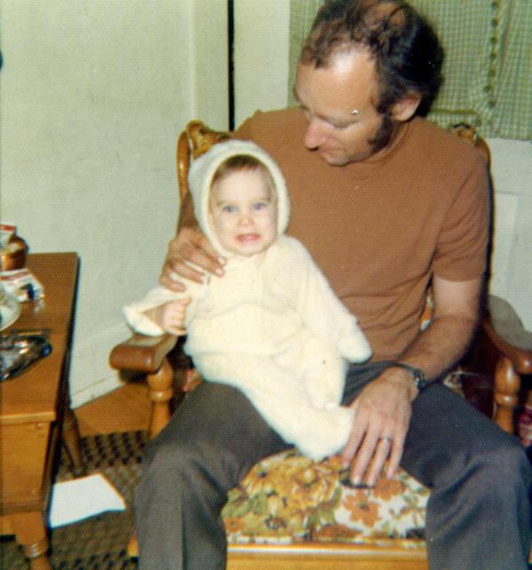 Baby Brad and Daddy